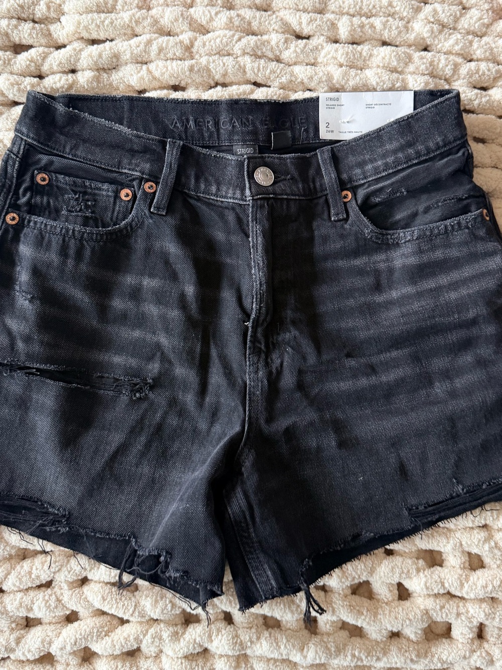 American Eagle Outfitters Relaxed Short - Black